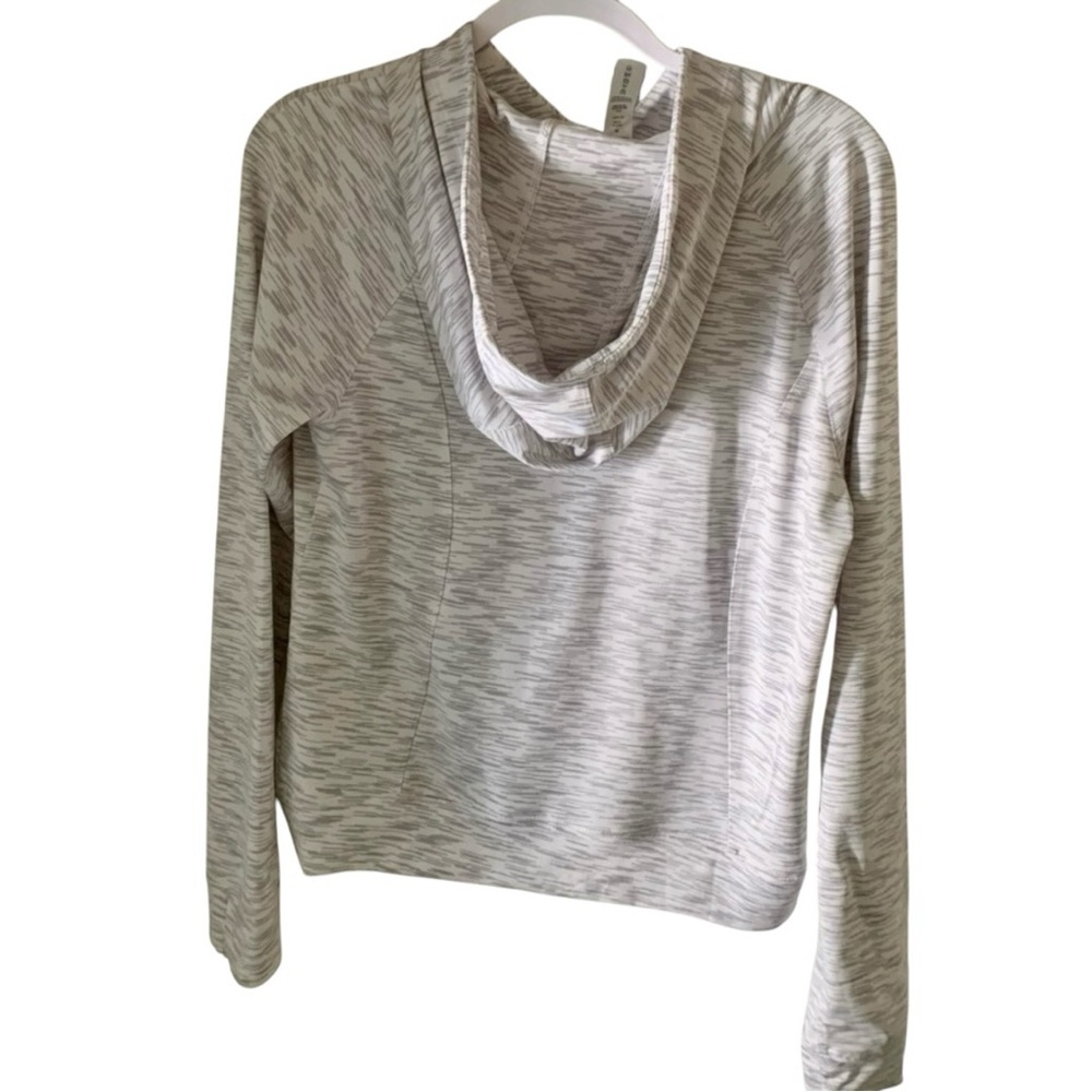 Yogalicious Girls Yogalicious Hoodie Color Gray/White Size S - Picture 3 of 8